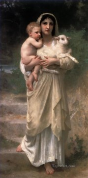  1897 Pintura Art%C3%ADstica - Le Jeune Bergere 1897 Realismo William Adolphe Bouguereau